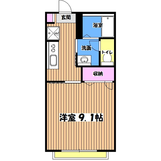 【間取り】 | ソレーユB