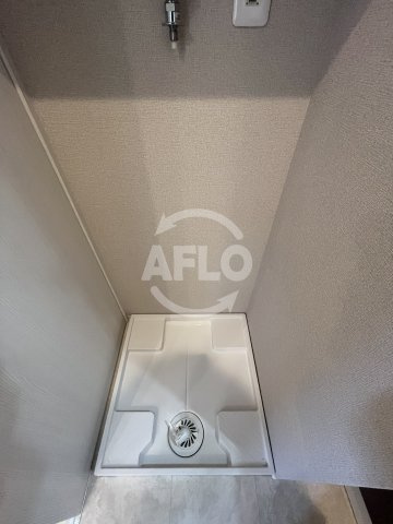 アバンティ淡路の洗面所|アバンティ淡路　洗濯パン