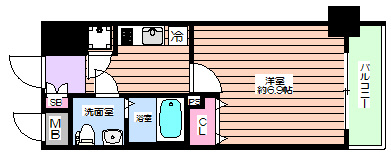 【間取り】 | レジュールアッシュ大阪城NORD