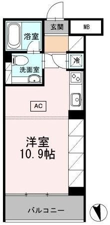 カスタリア目黒長者丸の間取り
