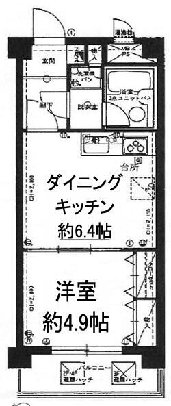 ライオンズマンション新板橋の間取り