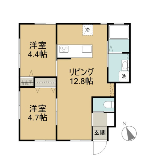 サンライズ柏明原の間取り