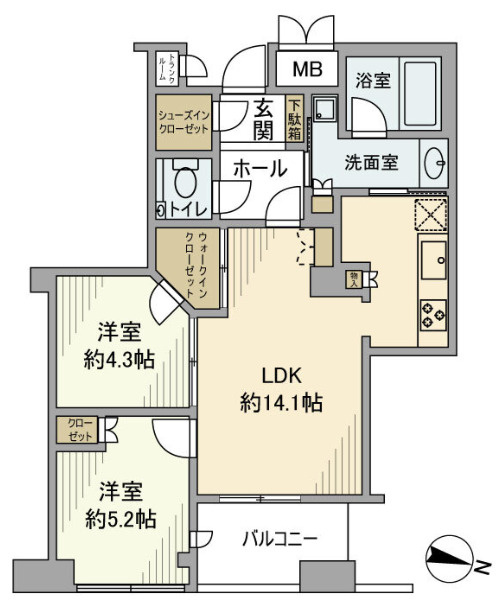 ディーグラフォート大阪NYタワー肥後橋の間取り|ディーグラフォート大阪NYタワー肥後橋　間取り