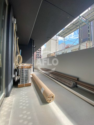 ラ フェリーチェ難波　高津小学校区のバルコニー|ラ フェリーチェ難波　バルコニー