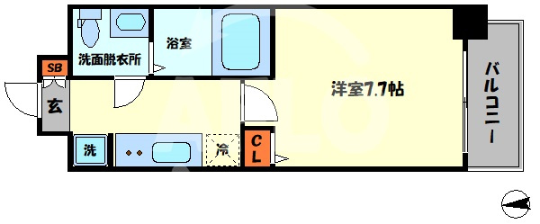 レオンヴァリエ福島野田の間取り|レオンヴァリエ福島野田　間取り