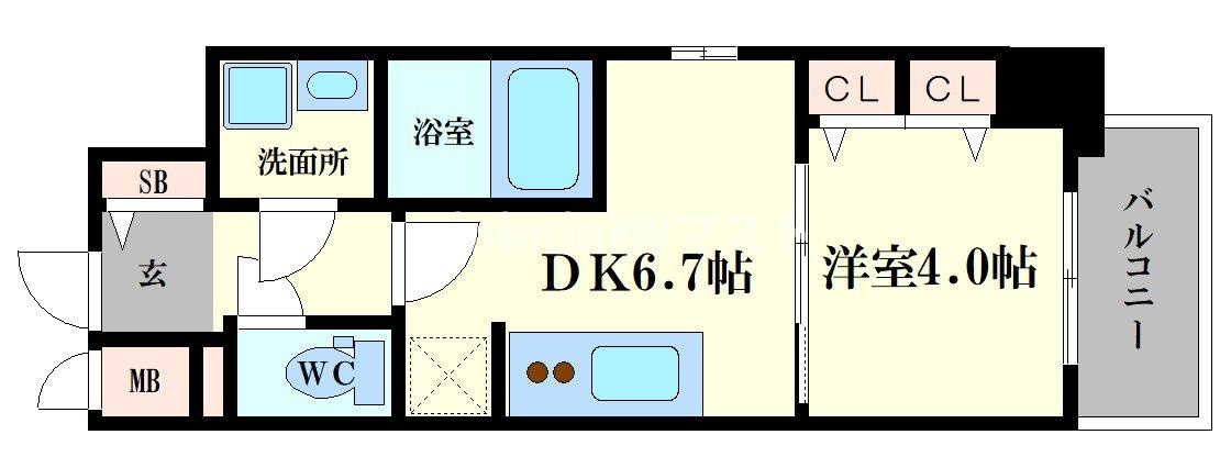 ファーストフィオーレ福島野田Ⅱの間取り