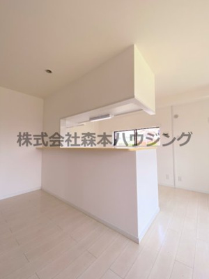 【内装】 | 　ハミングハイツ | 使いやすいカウンターキッチンです