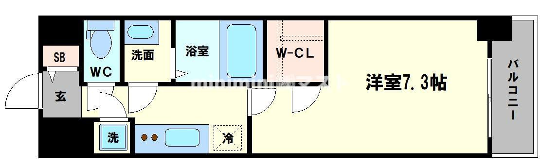 ファーストフィオーレ福島野田Ⅱの間取り