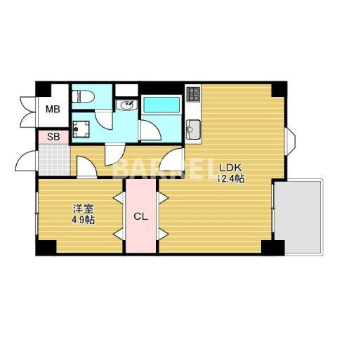 ロイヤルハイツ中尾の間取り