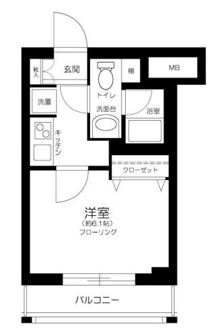 アマヴェル大山の間取り|間取りです。
