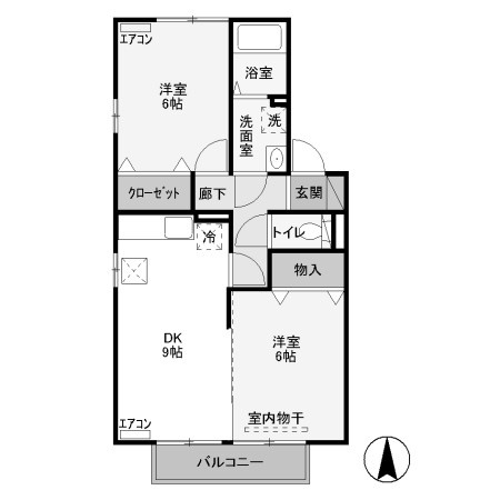 【間取り】 | 藤ノ木ハウス A
