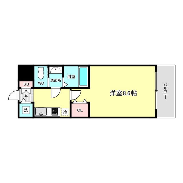 スワンズシティ堂島川の間取り