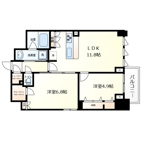 スプランディッド上本町WESTの間取り|スプランディッド上本町WEST　間取り