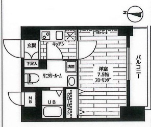 ステージファースト西巣鴨の間取り