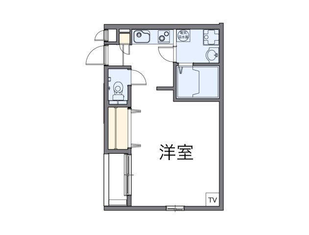 【間取り】 | レオパレス別所新町ＬＡ１ | 代表的な間取のため実際の間取とは異なる場合があります