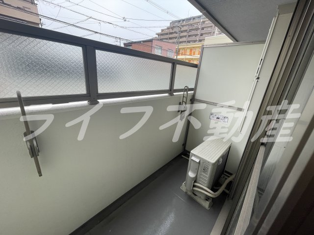 ポレール新石切のバルコニー|落ち着いた時間を過ごせるバルコニーです