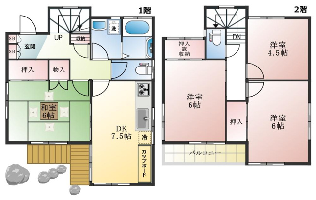 【間取り】 | 山王1丁目戸建て