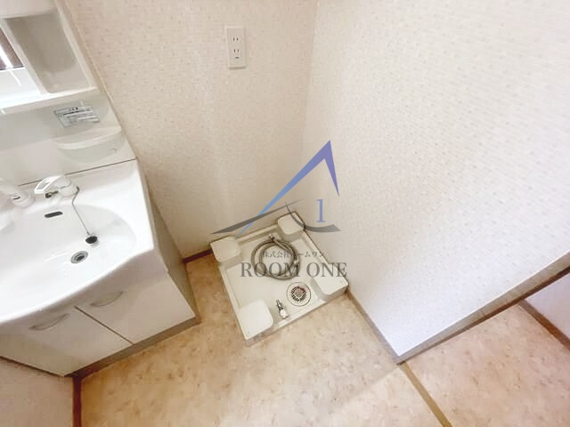 ミューズ白ゆりの設備|洗濯機置き場です。