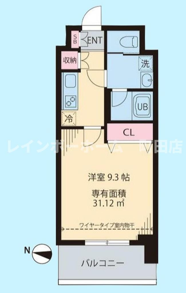 桜森スクエア３※初期費用分割あと払いサービス利用可能物件の間取り