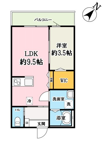 ルピナス東門前の間取り