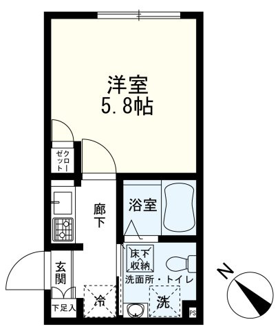 【間取り】 | プロスペリティ・カーサ下北沢