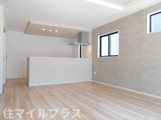 【居間・リビング】 | 郡山市富久山町福原新築一戸建て4棟 | おしゃれなリビングです