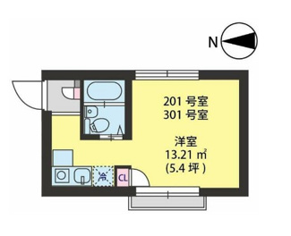 【間取り】 | VILLA YUTAKACHO