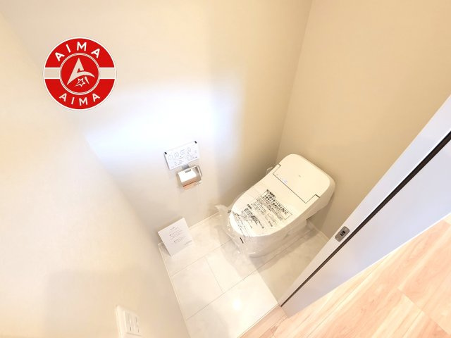 福岡市南区鶴田2丁目 のトイレ|毎日使う場所だからこそ、シンプルで落ち着く空間に。