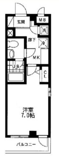 【間取り】 | エクセルピア東大井 | 間取りです。
