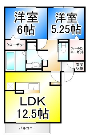 シエル･ブルーの間取り