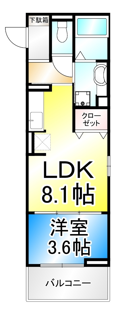ミヌエットの間取り
