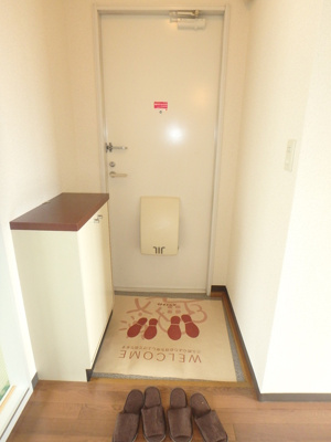 下駄箱のある玄関♪