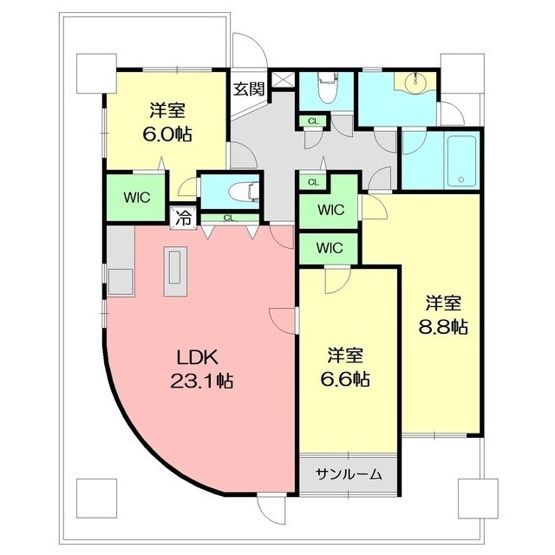 【間取り】 | ラトゥール　レジュモー | 間取図