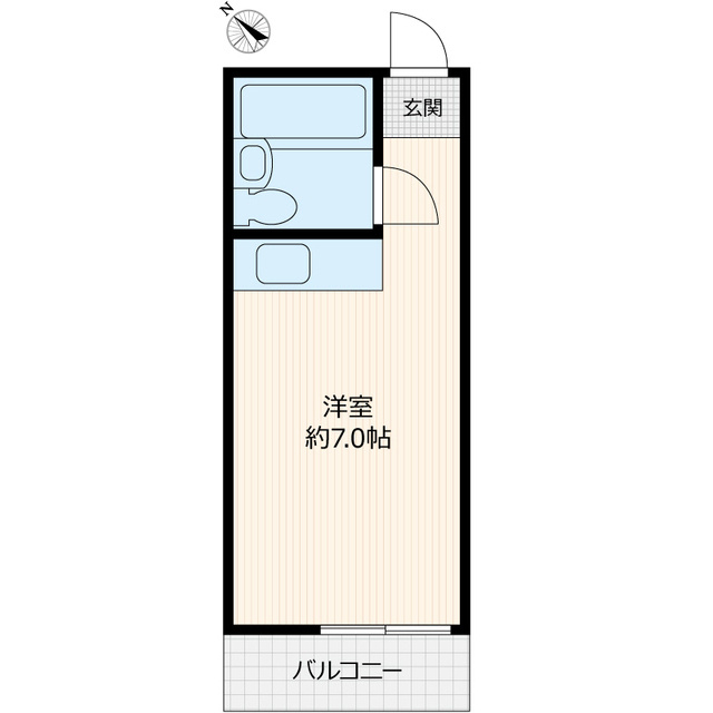 霞ケ関ハイツの間取り