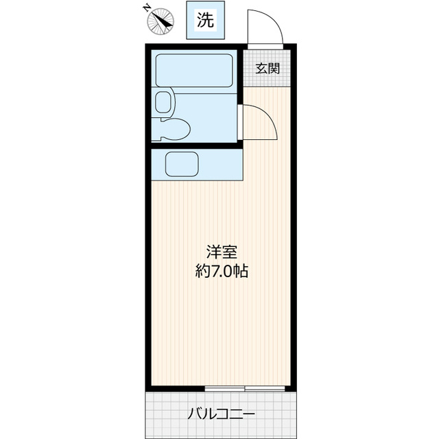霞ケ関ハイツの間取り