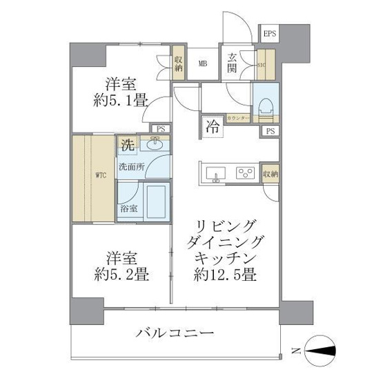 【間取り】 | デュオフラッツ葛西