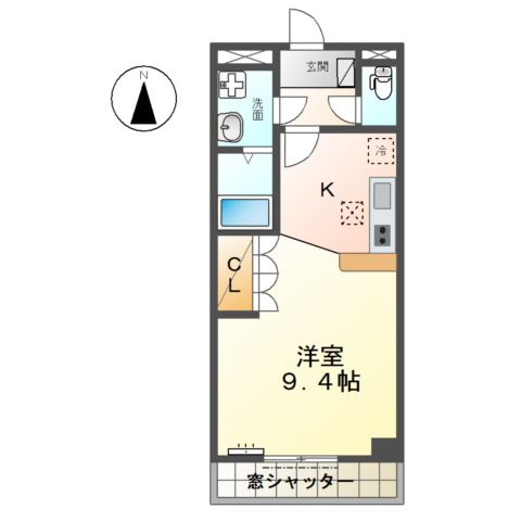 シャイン妙音の間取り