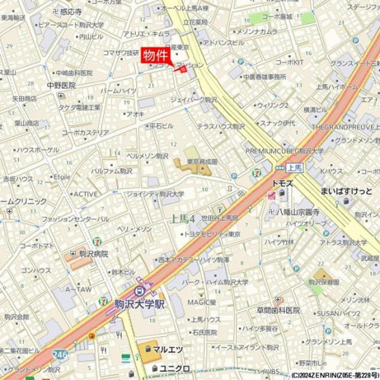 【地図】 | グランデュオ駒沢ＩＩ