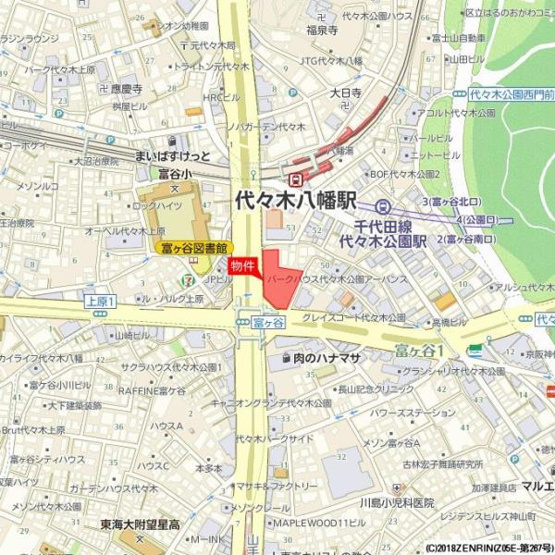 【地図】 | Ｂｒｉｌｌｉａ　Ｔｏｗｅｒ代々木公園ＣＬＡＳＳＹ