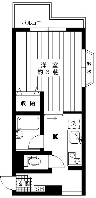 シャトー阿佐谷の間取り