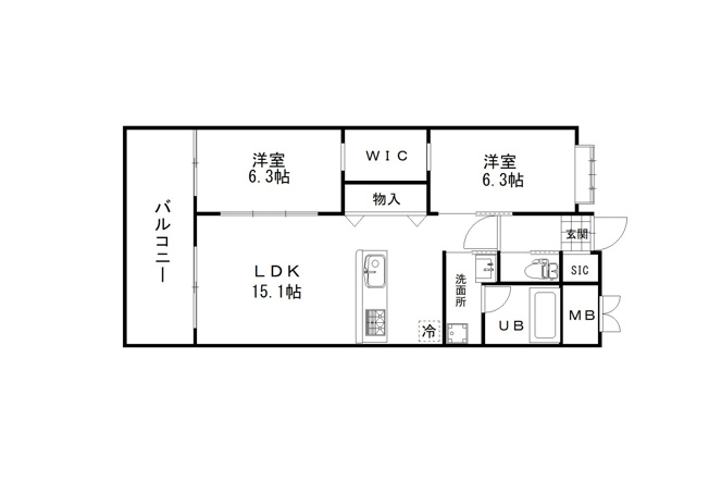 【間取り】 | アントレ平尾参道