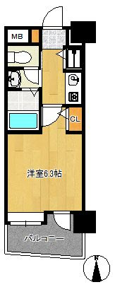 【間取り】 | トラントサンク大手門