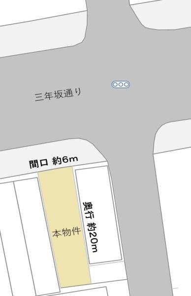 和歌山市田中町3丁目　土地の土地図