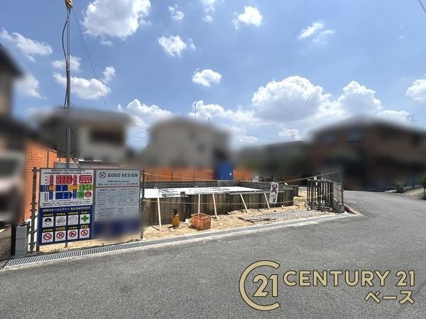生駒郡三郷町美松ケ丘西２丁目 ／新築一戸建の外観|■現地撮影写真■長期優良住宅！耐震等級３の地震に強い安心の邸宅です！お気軽にお問い合わせください！