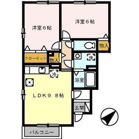 【間取り】 | ブロード　リッジA