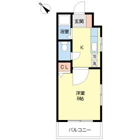【間取り】 | サンハイツ松田