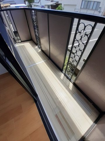 ルナハウスのバルコニー