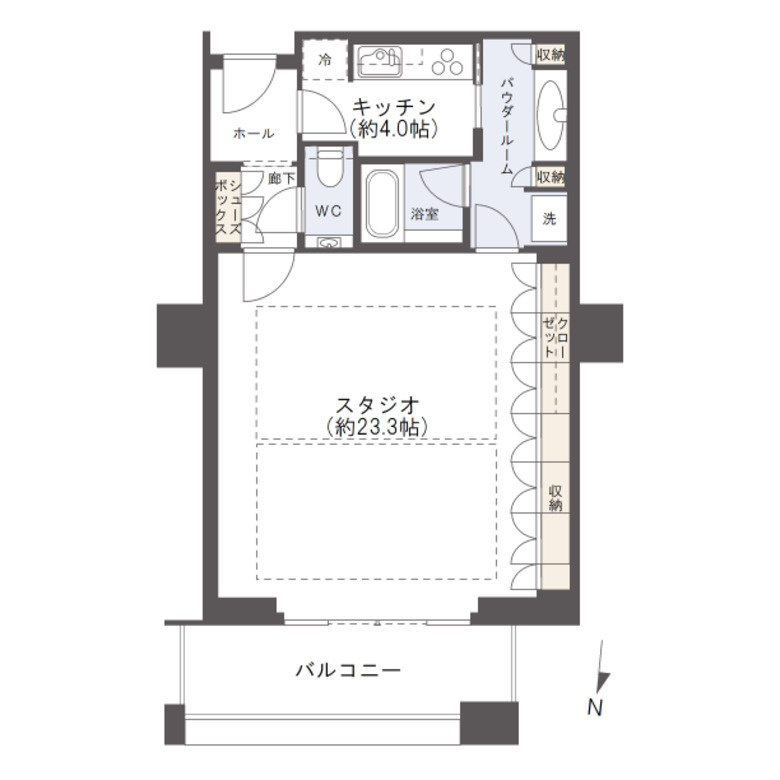 グランフロント大阪オーナーズタワー　扇町小学校区の間取り|グランフロント大阪オーナーズタワー　開放感ある間取り