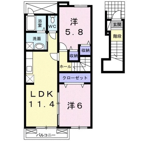 【間取り】 | プライム　パレス