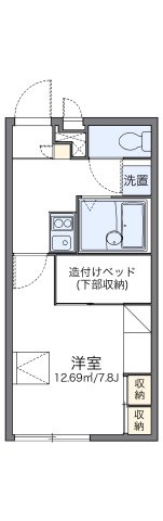 レオパレスウイステリアの間取り